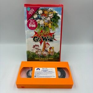 Rugrats Go Wild VHS Video Paramount Nickelodeon 2003 Kids Adventure